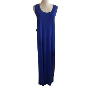 The Drop Plus Size  Blue Heavy Knit Tank Maxi Dress Size 4X NWT